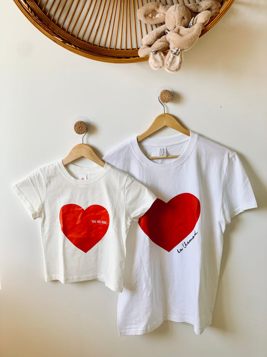 Teeshirt Matchy Love Baby
