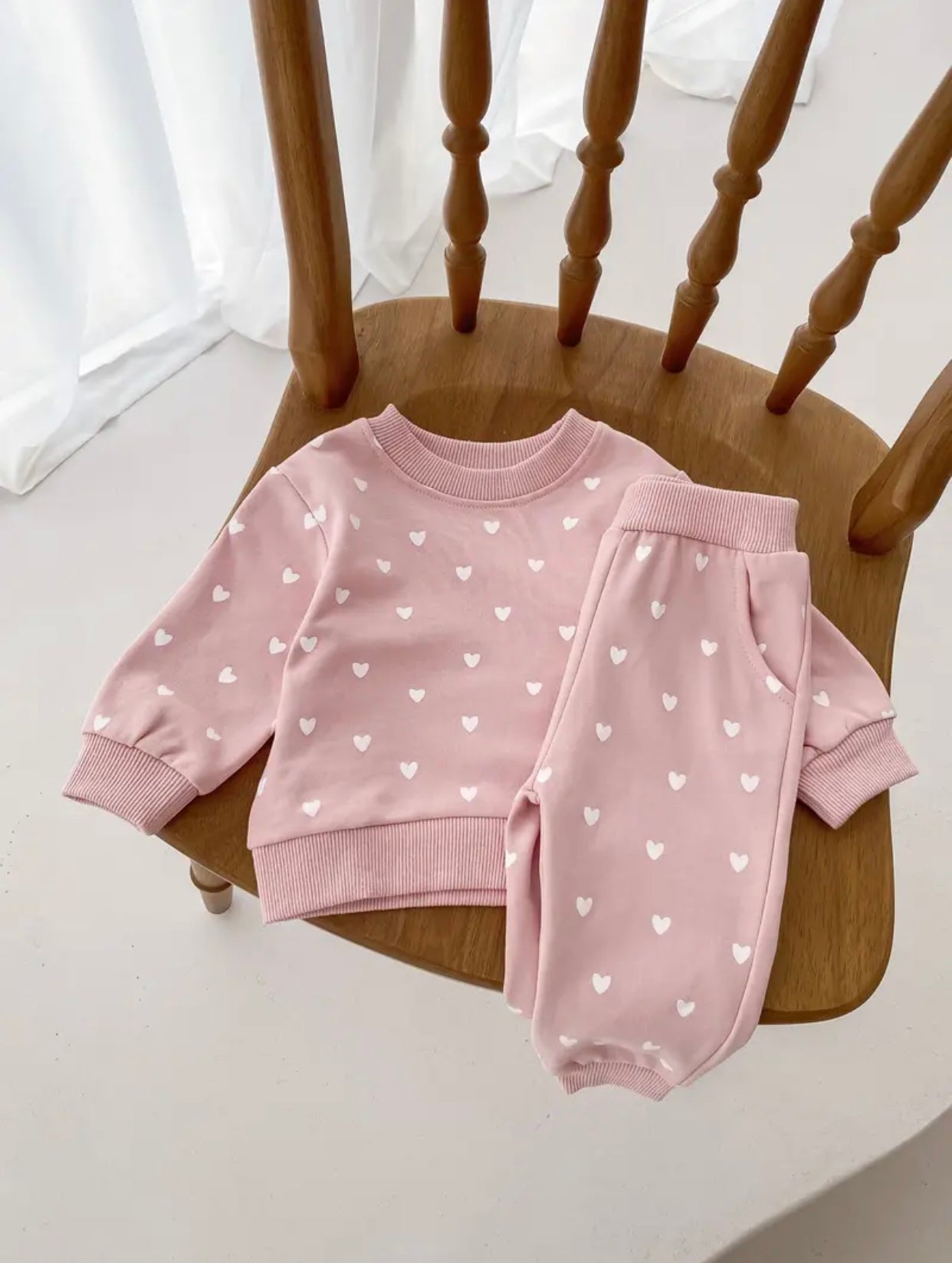 Ensemble Clémence vieux rose