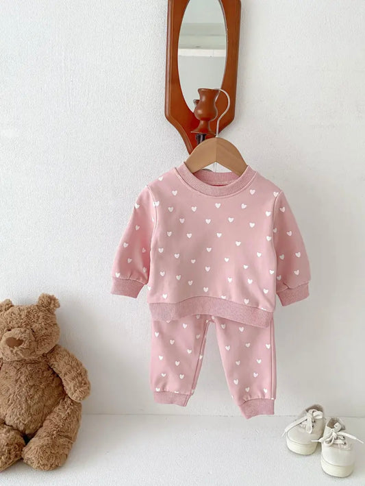 Ensemble Clémence vieux rose