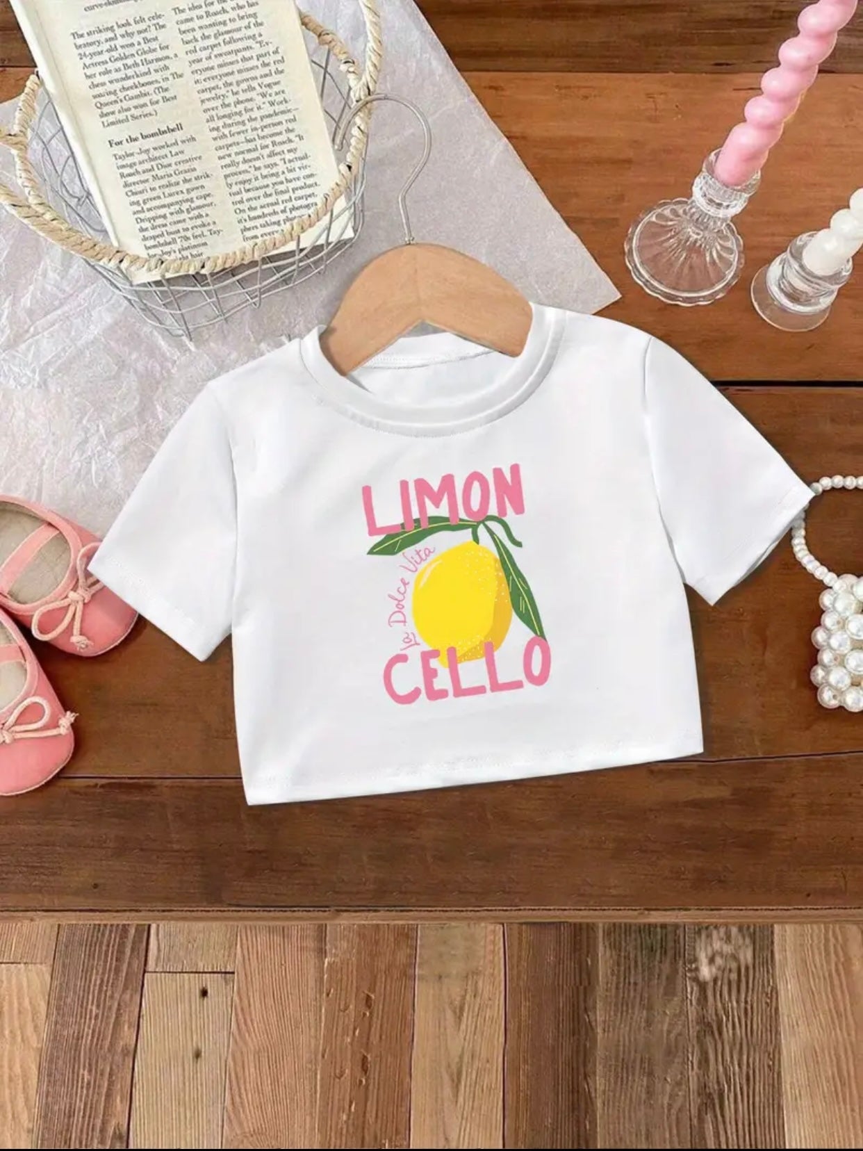 Teeshirt Matchy Lemoncello Baby