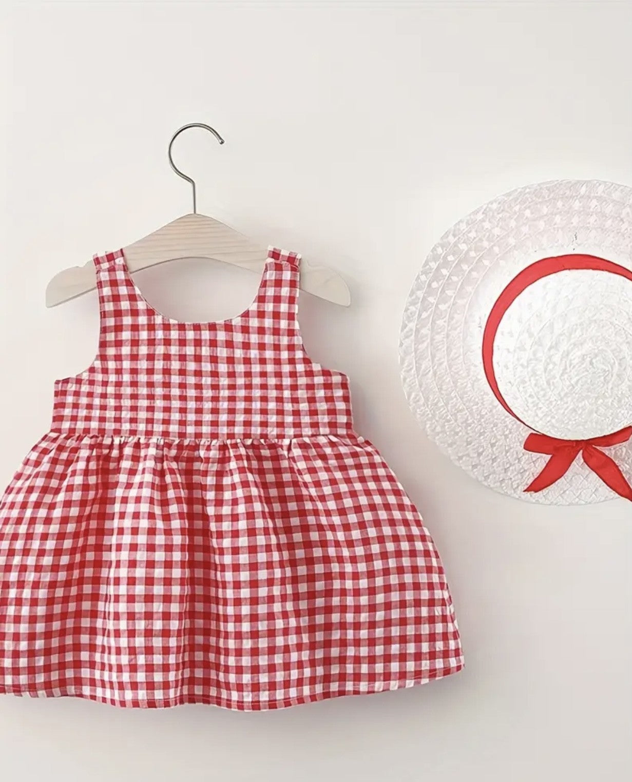 Robe Vichy rouge
