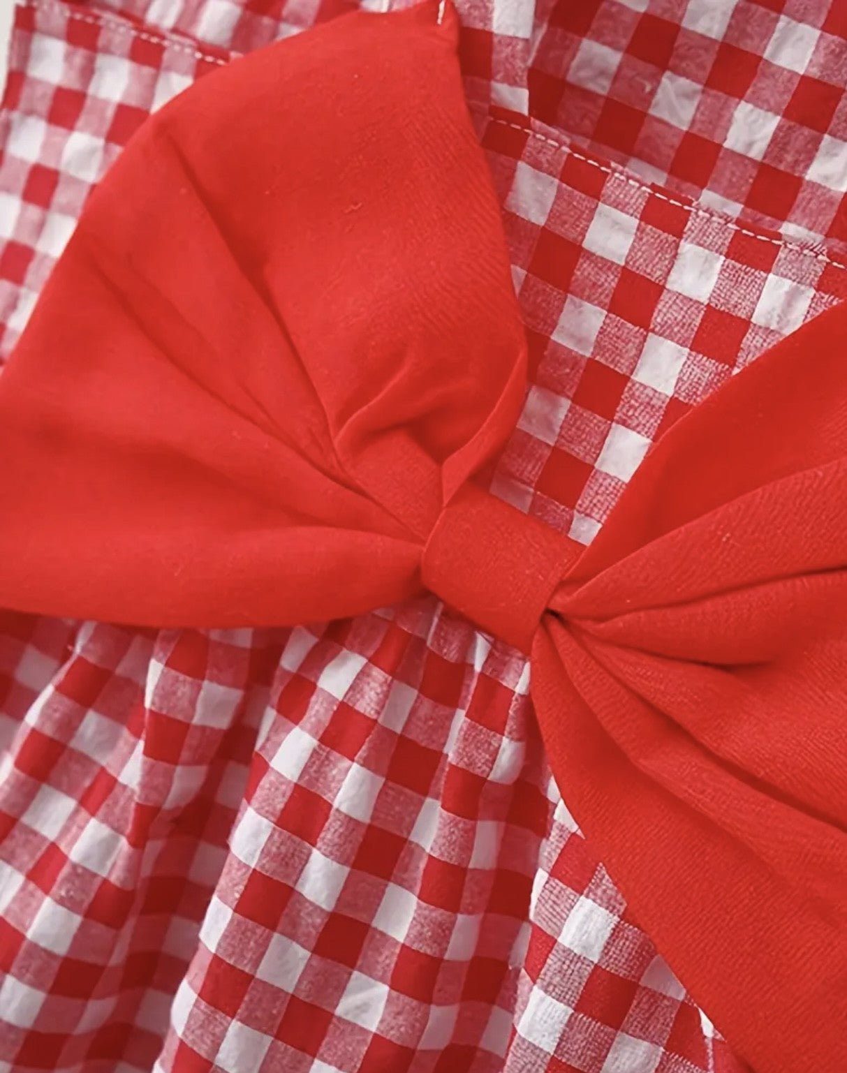Robe Vichy rouge