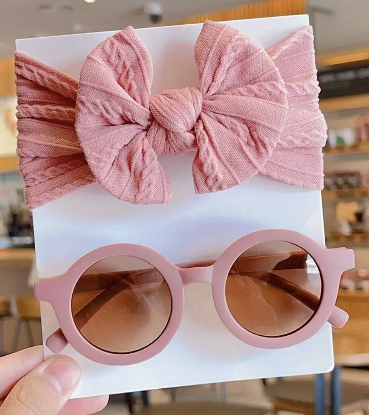 lunettes de soleil + bandeau
