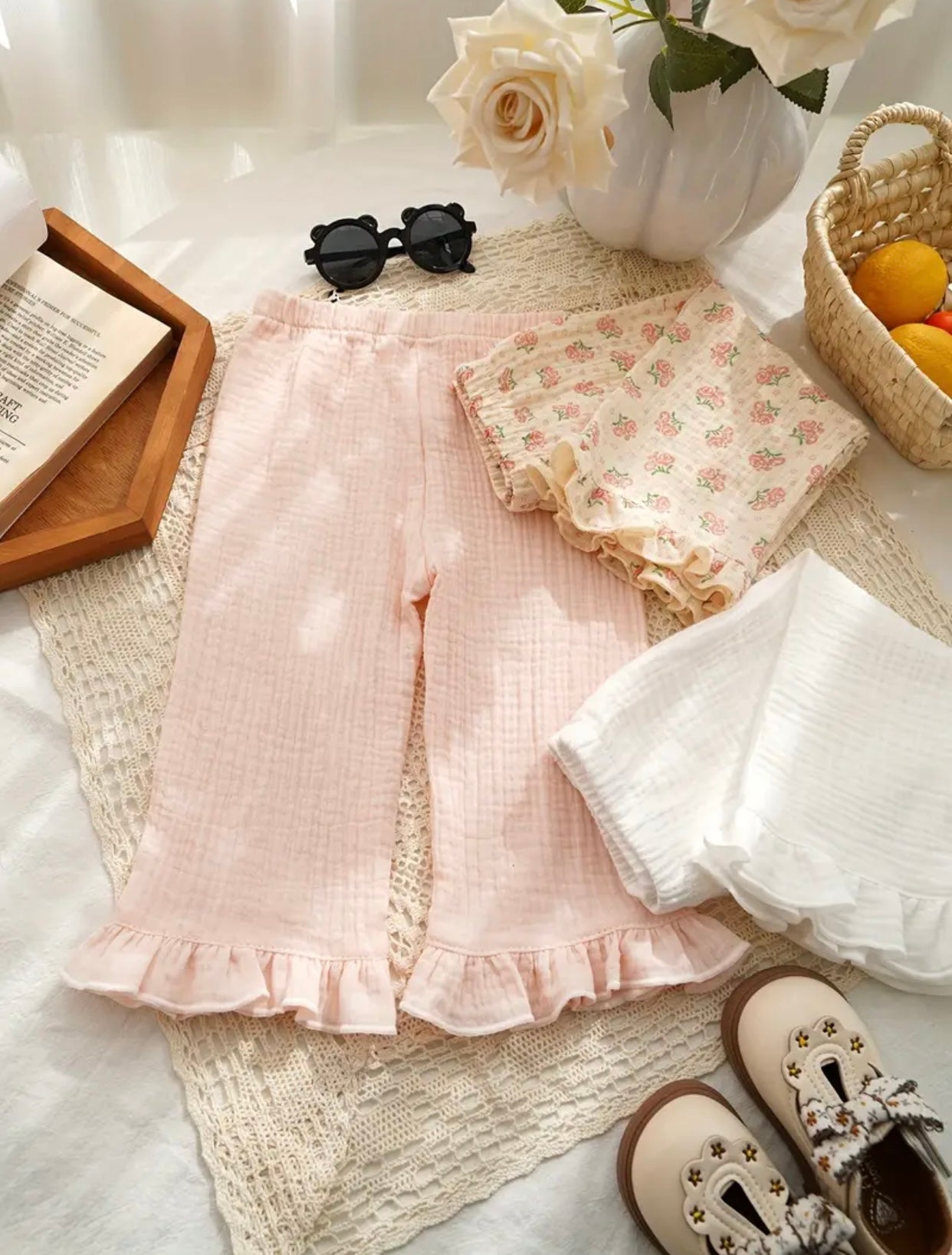 Pantalon Capucine fleuri
