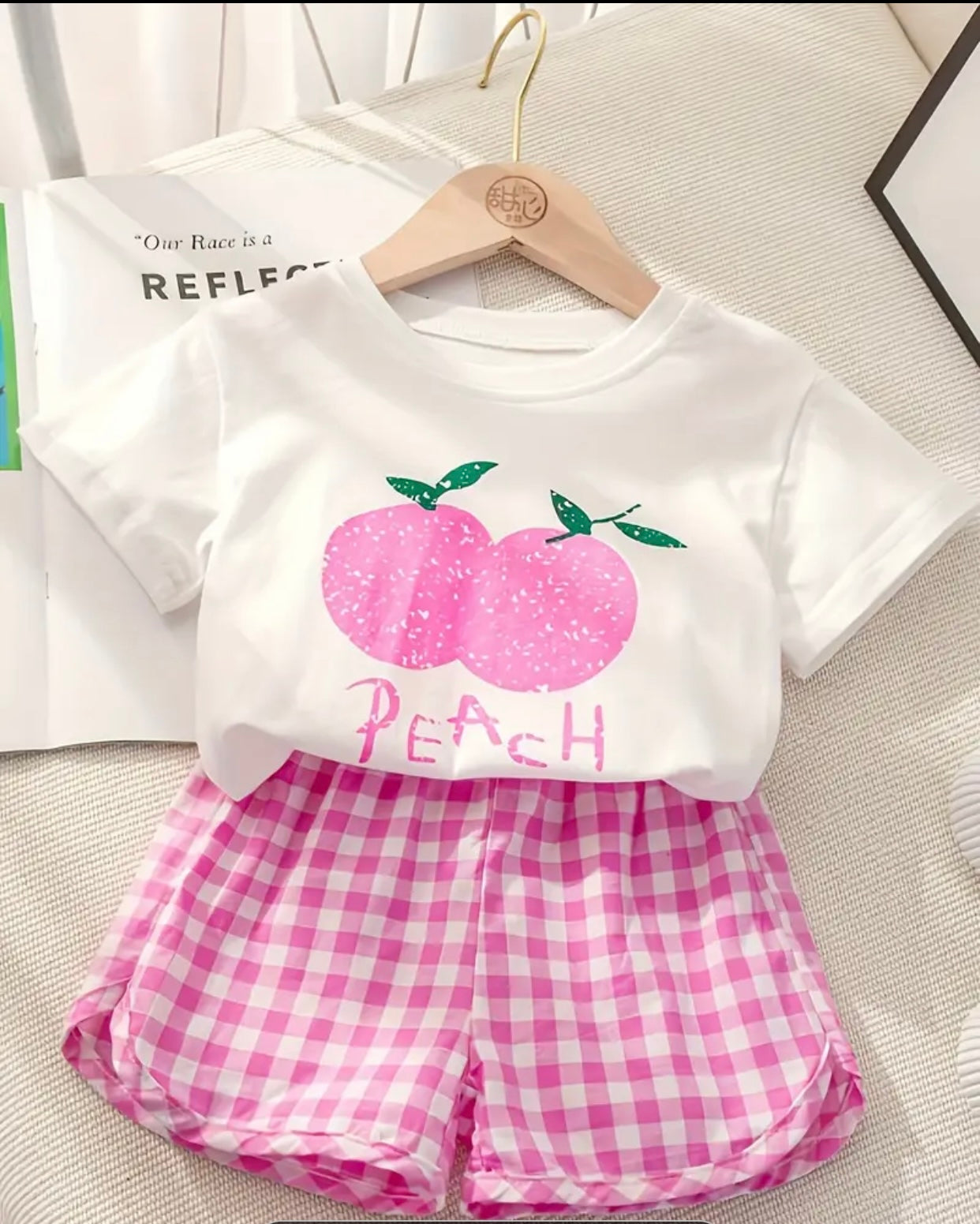 Ensemble Peach rose