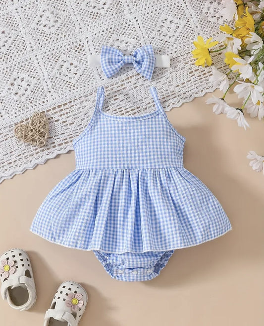 Robe Vichy bleu